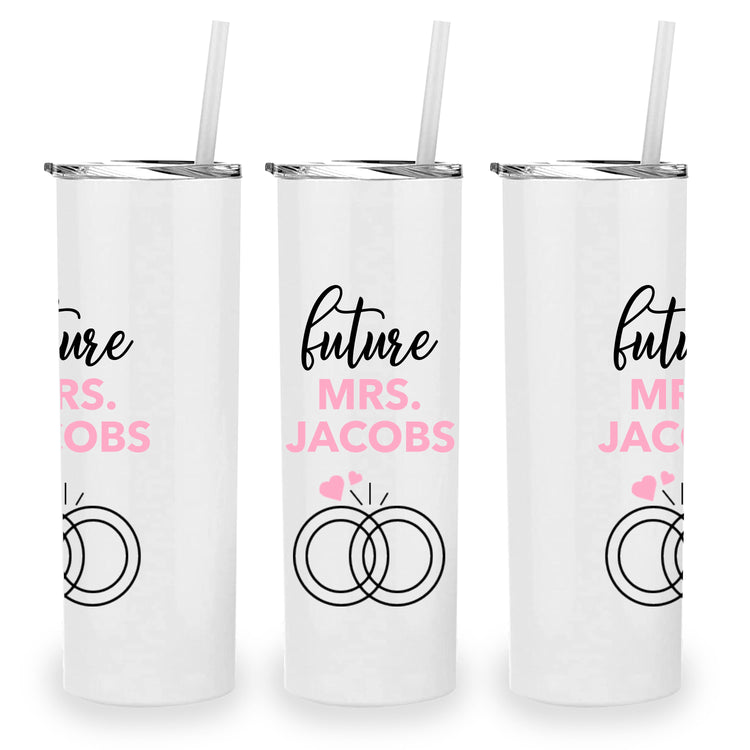 Future Mrs. Personalized Metal Tumbler