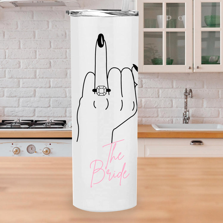 The Bride Personalized Metal Tumbler