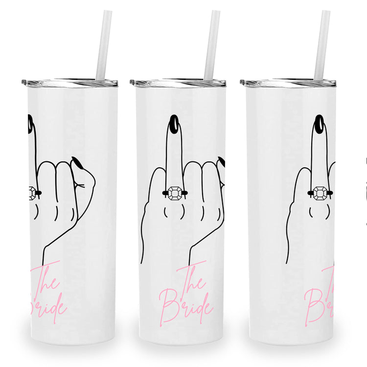 The Bride Personalized Metal Tumbler