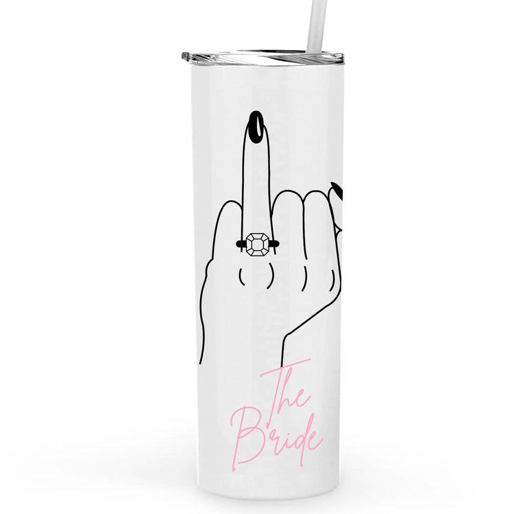 The Bride Personalized Metal Tumbler