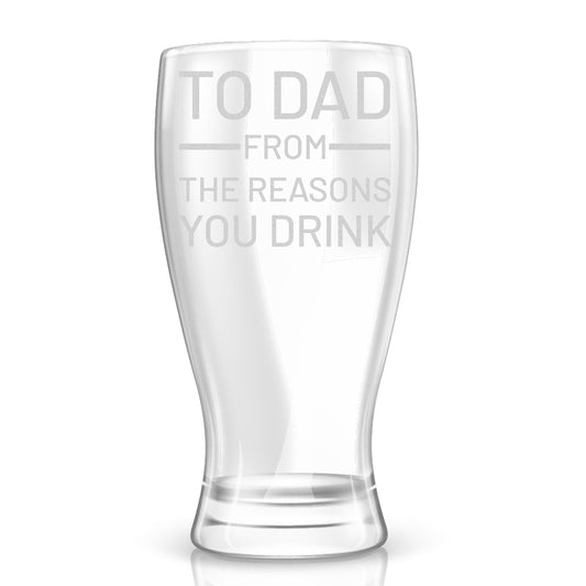 From The Reasons You Drink Etched Beer Glass