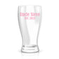 Promoted to Uncle Announcement Gift - Custom Pilsner Glass