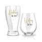 Wife & Hubby Est. Glass Set