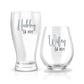 Wife & Hubby Est. Glass Set