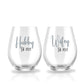 Wife & Hubby Est. Glass Set