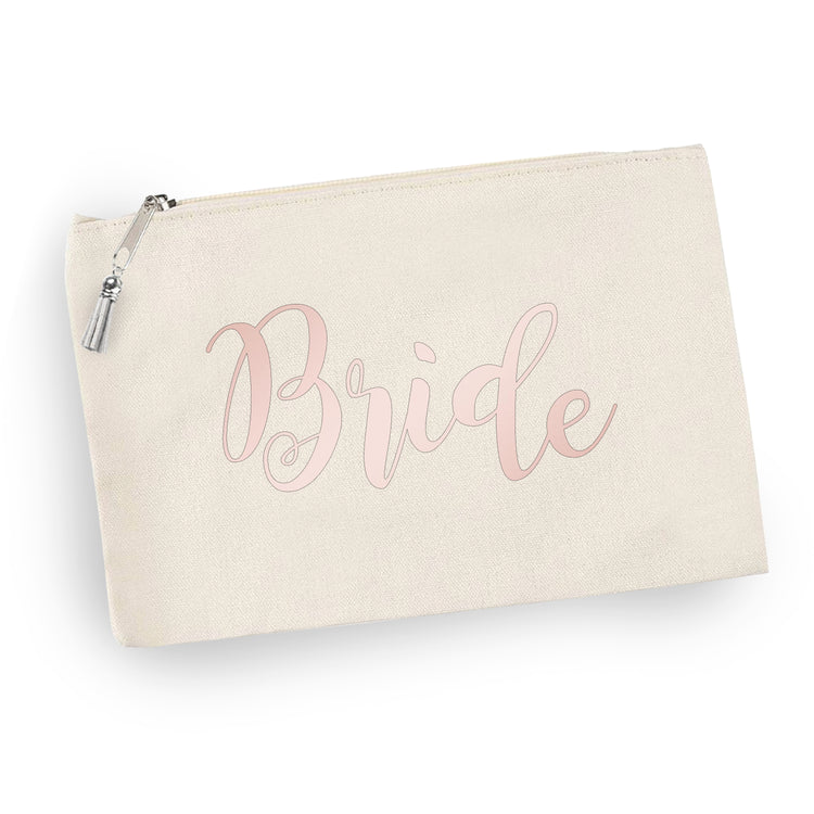 Bridal Party Personalized Canvas Tote Bag Set